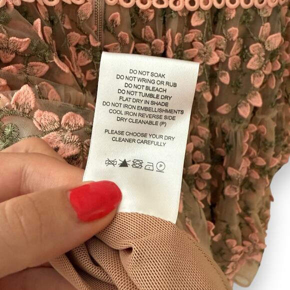 Bronx and Banco Megan Long Sleeve Mini Dress in Rose Pink Small (2-4 US) Women’s - Picture 8 of 12